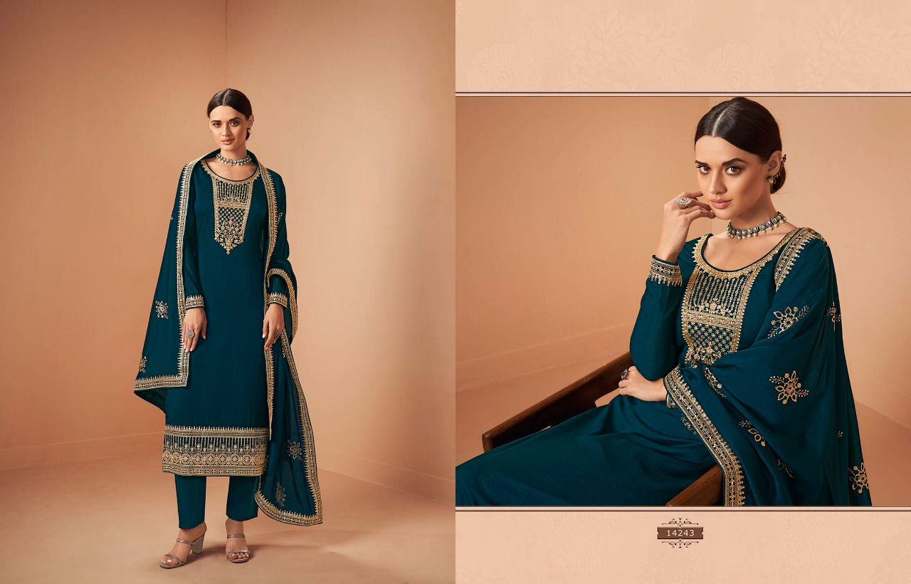 Zisha Firdos By Meera Designer Salwar Suits Catalog